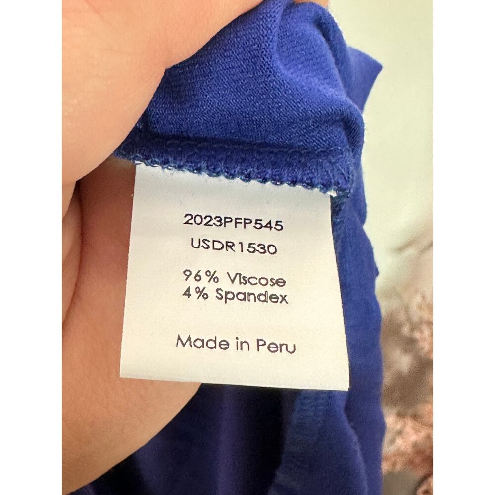 UNIVERSAL STANDARD Athena Divine Jersey Midi Dress Cobalt Blue Sz 18/20 NWT {S8} - Picture 6 of 6